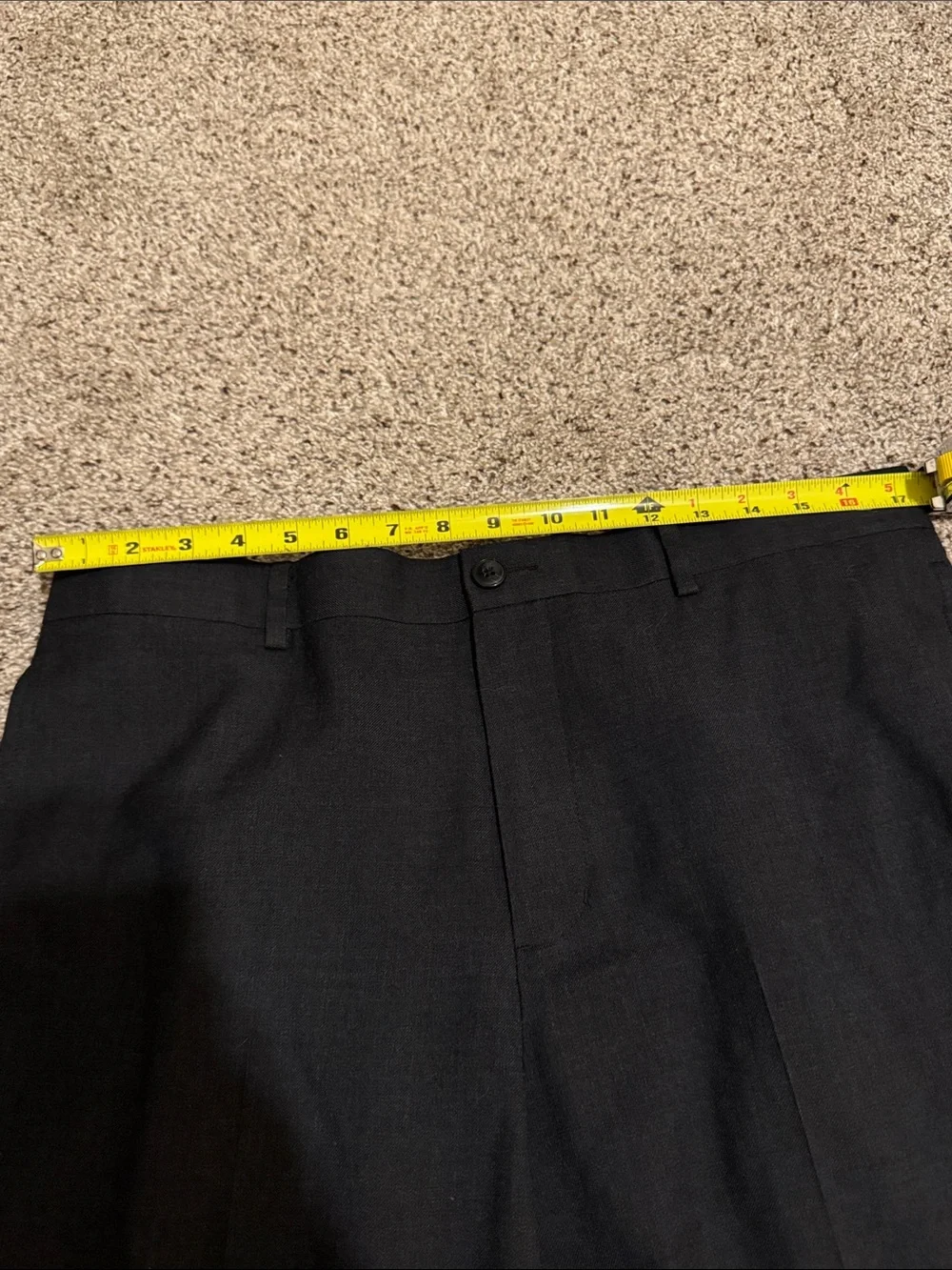 L.L. Bean Men’s Classic Fit Black Dress Pants size 35x30 - 100% Wool